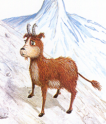 Le Dahu in its natural surroundings.