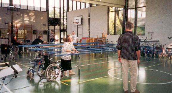 de grote revalidatiezaal van De Kastanjehof