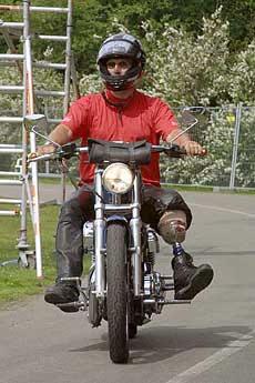 Dromen van tokkelen op een H-D....(foto: Erik Paskamp)